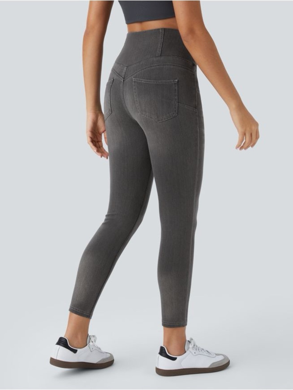 Halara High Waisted Pockets Shaping 7/8 Casual Jegging - Picture 2 of 3